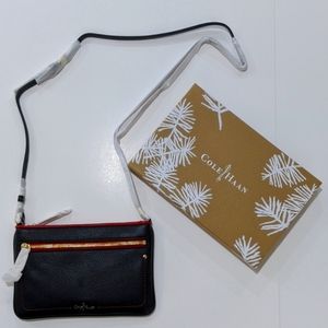 Cole Haan Parker Mini Crossbody Purse, Black NIB